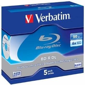 Blu-ray BD-RE DL (50 GB), 5 kpl