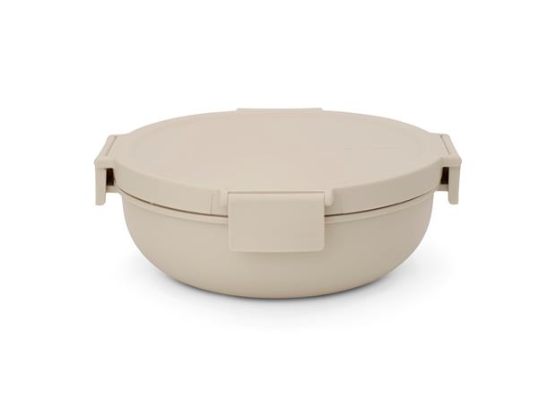Brabantia Make & Take salladsskål 1,3 liter, soft beige