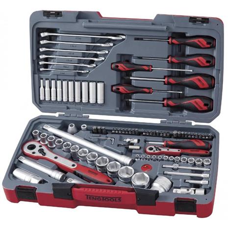 Työkalusarja Teng Tools TM095; 1/4''; 1/2''; 95 kpl.