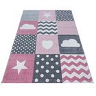 Matto lastenhuoneeseen Ayyildiz Kids Pink 0620, 80x150 cm