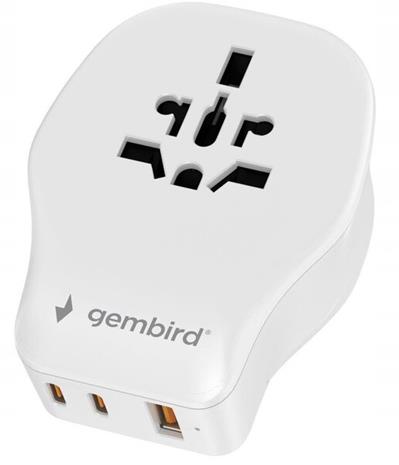 Gembird Universal travel power adapter - 20W – kuva 3/5