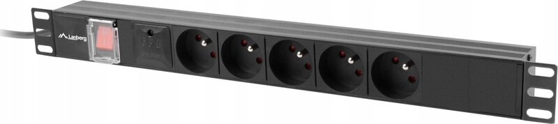 Lanberg PDU-05E-0200-BK - power distribution unit - 4000 Watt