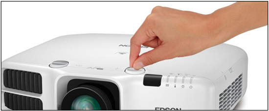 Epson EB-4950WU, videotykki