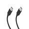 SBS TECABLETISSUETCK USB-C - USB-C 1.5m 60W braided cable - black – kuva 1