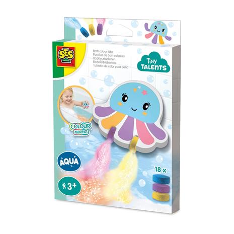 SES Creative Bath Time - Bath Colour Octopus - Multi/patterned - ONE SIZE