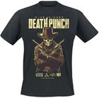Five Finger Death Punch - Crossed Pistols - T-paita - Miehet - Musta