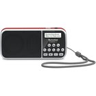 TECHNIRADIO RDR kannettava kaiutinradio sis. virtalähteen.