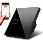 Lasinen kaksinkertainen Wifi-kosketuskytkin