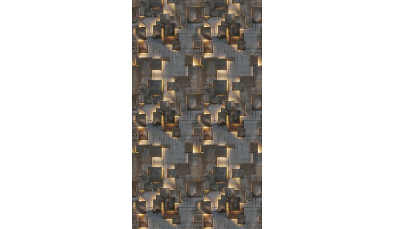 Digital Geometric Glow - 79016-0 Tapetti – kuva 1/2