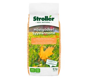 Stroller 100% Natural 10kg syyslannoite nurmikolle