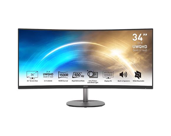 MSI MP341CQDE (34"), näyttö