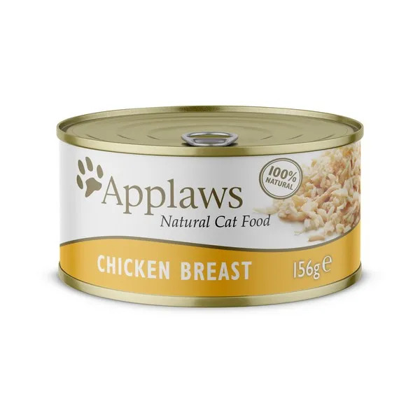 Applaws Chicken Breast in Broth, Kissan märkäruoka, Adult, 156 g