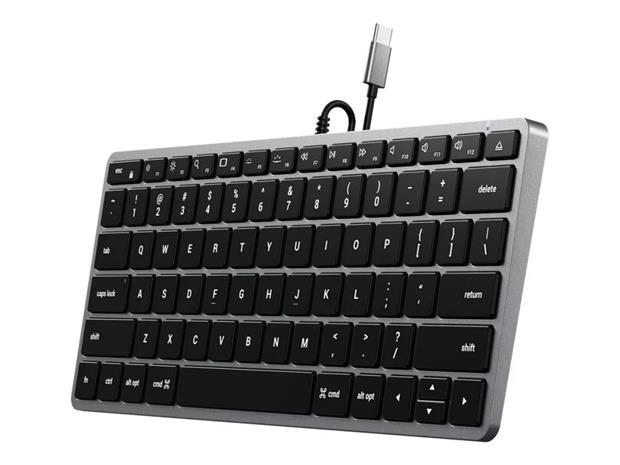 Satechi Slim W1 Wired Backlit Keyboard, näppäimistö – kuva 7/8