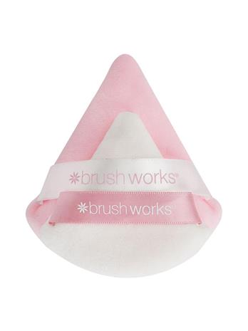 brushworks Triangle Powder Puff Duo