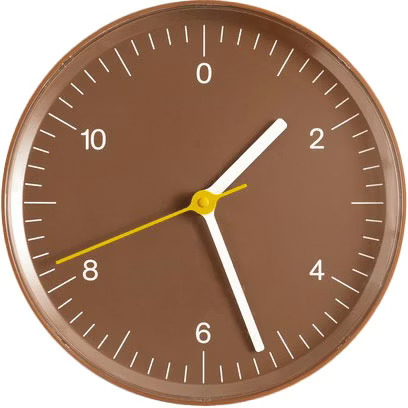 HAY - Seinäkello - W26,5 cm - Ruskea