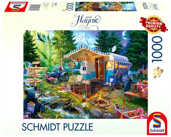 Schmidt Caravanning in the Mountains 1000p palapeli