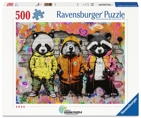 Animal Graffiti Palapeli 500 palaa Ravensburger