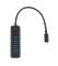 USB-C hub, 5 Gbps, 4x USB-A, slim, black – kuva 2
