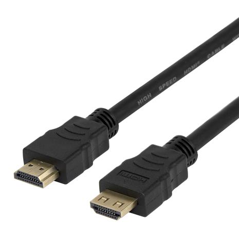 Deltaco HDMI cable with Ethernet - 5 m