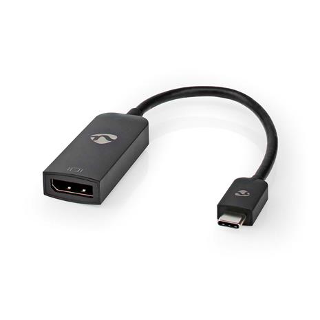 Nedis - video adapter - 24 pin USB-C to DisplayPort - 20 cm