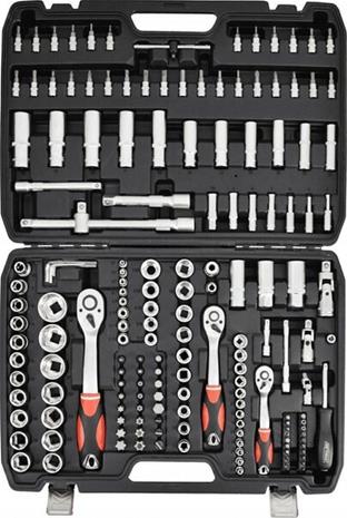 Yhdistelmäavainsarja AWTools AW39173BL; 1/2''; 1/4''; 3/8''; 173 kpl.