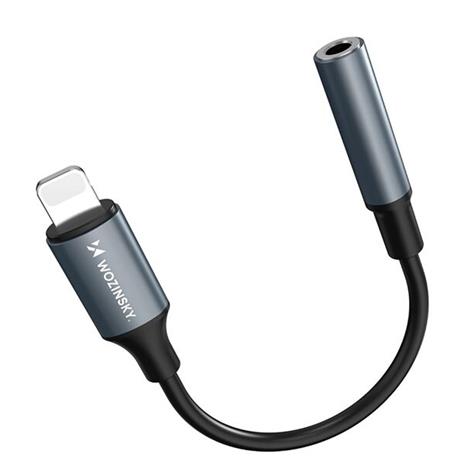 Wozinsky WALJ-01 Lightning Adapter - Mini Jack 3.5mm - Black – kuva 2/3