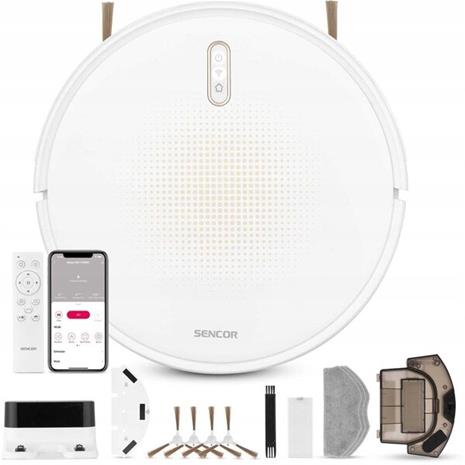 Sencor SRV 4150WH, moppaava robotti-imuri