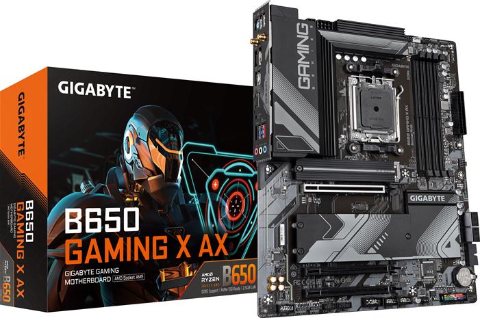 GIGABYTE B650 GAMING X AX V2 - 1.X - motherboard - ATX - Socket AM5 - AMD B650 Emolevy - AMD B650 - AMD AM5 socket - DDR5 RAM - ATX