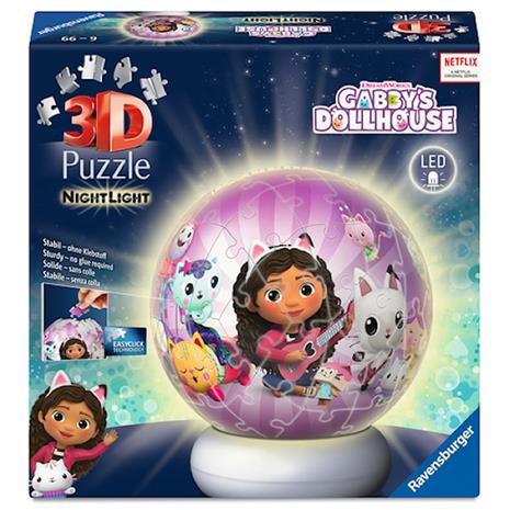 Ravensburger Gabbyn Nukketalo 3D-palapeli Yövalo 72