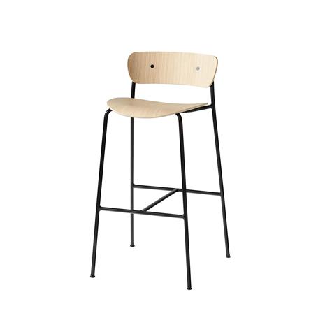 &Tradition Pavilion bar stool Av9, oak/Black