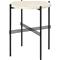 Gubi TS Side Table ä˜40 cm, Black / White Travertine – kuva 6