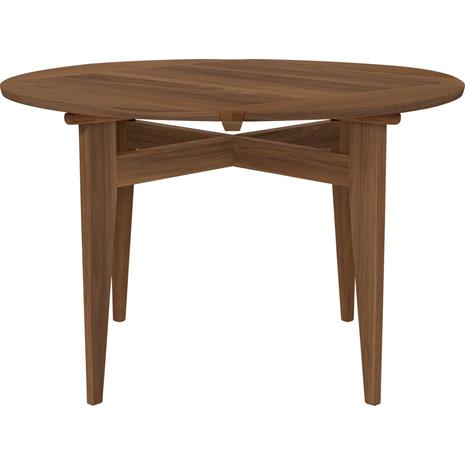 Gubi B-Table Dining Table Matt Lacquered, Walnut