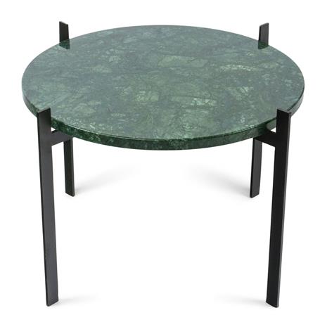 OX Denmarq Single Deck pöytä, vihreä marmori/musta