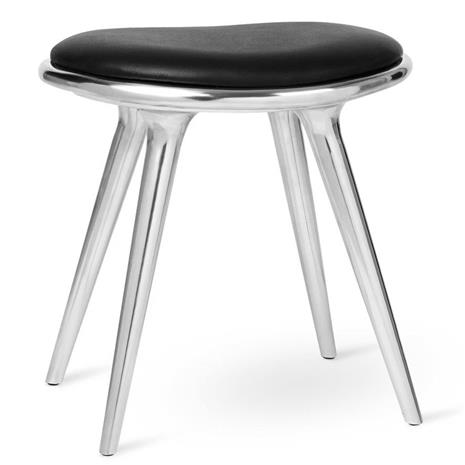 Mater Low Stool 47 cm, Recycled Aluminium
