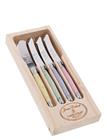 Jean Dubost Smørkniv 4 Stk Laguiole - Pink - L8CM