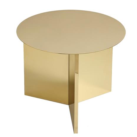 HAY Slit Round Table Brass - Sohvapöydät Teräs Messinki - AA686-A364-AA87