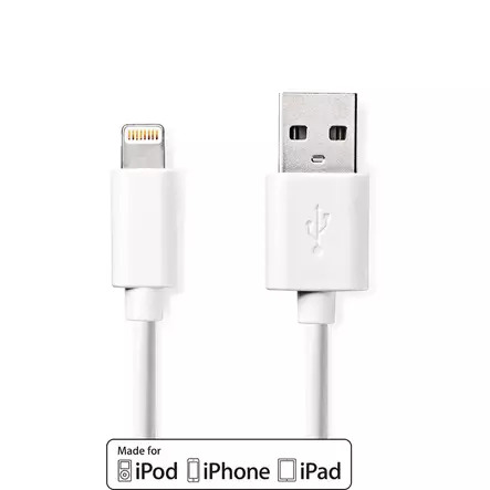 Nedis CCGL39300WT30 lightning cable