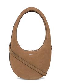 Coperni Swipe Leather Shoulder Bag - Brown - ONE SIZE