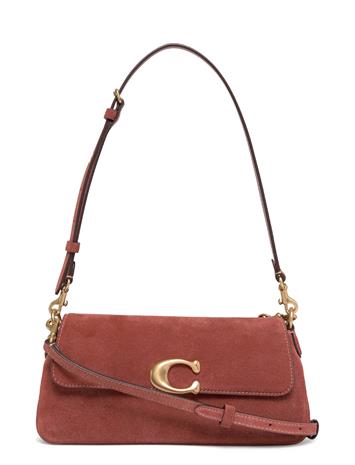 Coach Suede Jet Shoulder Bag - Brown - ONE SIZE