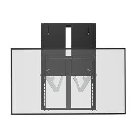 Deltaco OFFICE Manual Height-Adjustable Display Wall Mount - Max 65 kg - recommended for 74"