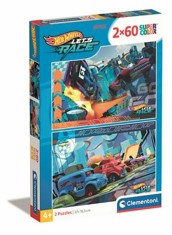 Clementoni Hot Wheels Super Colour Jigsaw Puzzle (2x20)