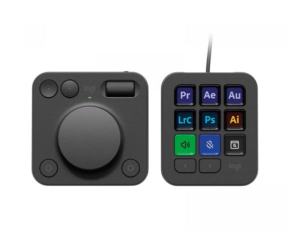 Logitech MX Creative Console, kuvankäsittelykonsoli – kuva 7/8
