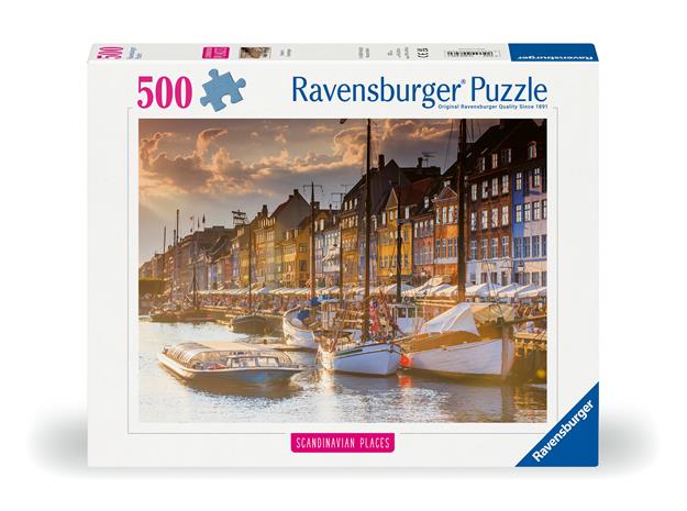 Pussel Sunset In Copenhagen 500 bitar, Ravensburger