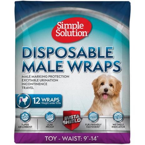 Simple Solution Disposable Male Wrap Small