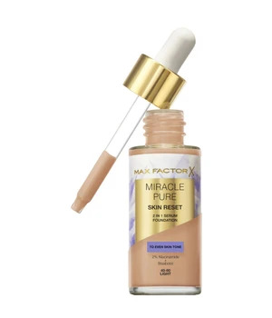 Max Factor Miracle Pure 2in1 Skin Reset Serum Foundation 40-60 Light – kuva 7/8