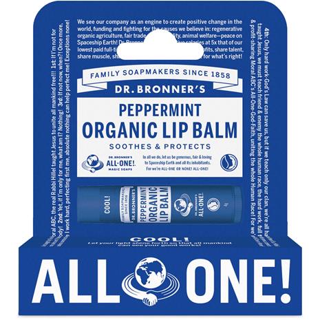 Dr. Bronner'S Peppermint Lip Balm