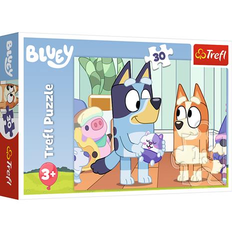 Trefl Pappussel Trefl 30 Bitar Bluey - Blue - ONE SIZE