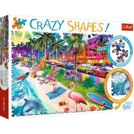 Trefl Crazy Shapes Miami Beach 600p palapeli