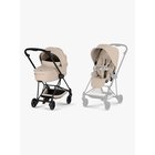 Cybex MIOS Comfort Yhdistelmävaunut, Matt Black/Cozy Beige