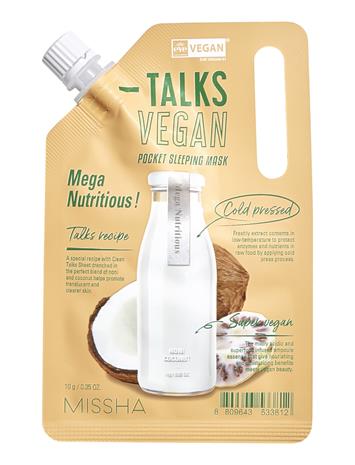 Missha Talks Vegan Squeeze Pocket Sleeping Mask [Mega Nutritious]